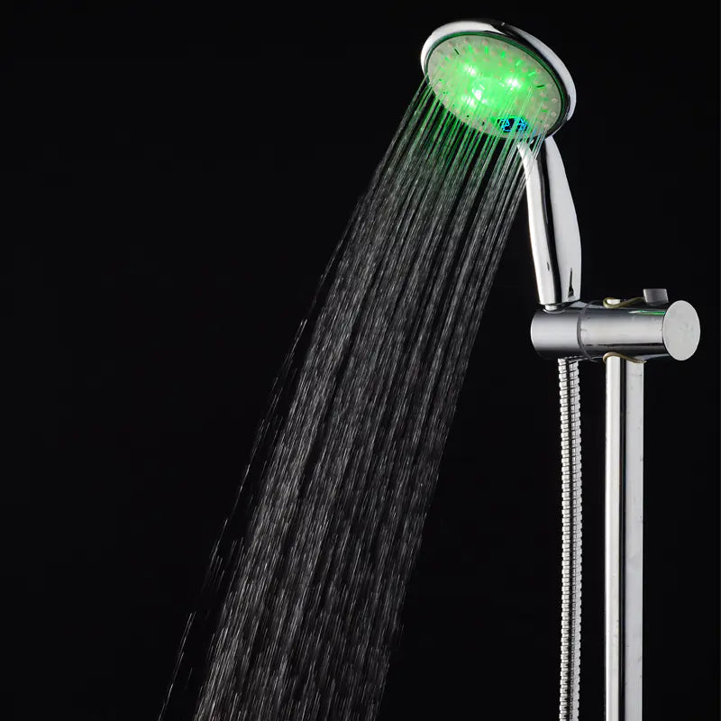 LED Shower Head — Color Alert & Temp Display