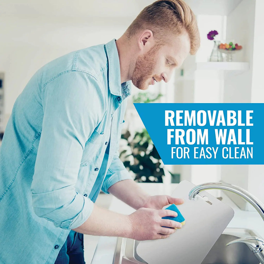 Fogless Shower Shaving Mirror — 8″ Acrylic, No-Drill