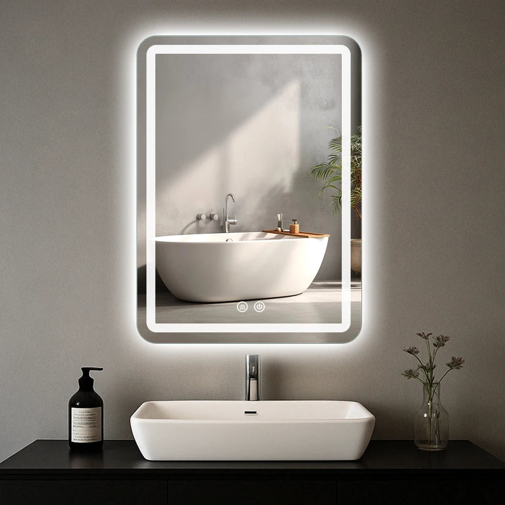 LED Bathroom Mirror — 50×70cm (20×28")